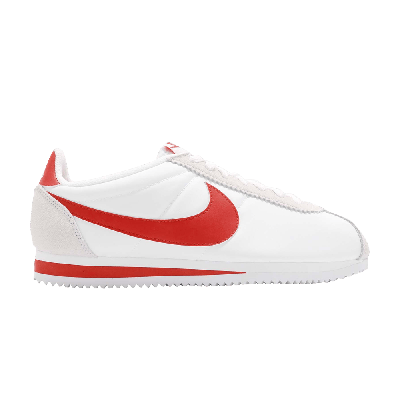 Nike Classic Cortez Nylon 'habanero Red' In White