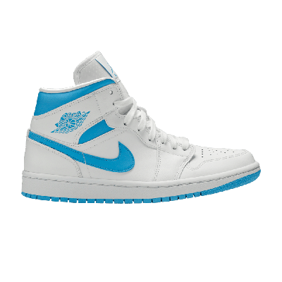 Pre-owned Air Jordan Wmns  1 Mid 'unc' In Blue