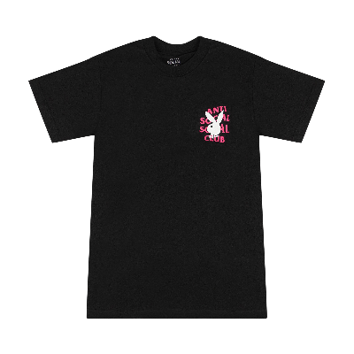 Pre-owned Anti Social Social Club X Playboy Remix T-shirt 'black'