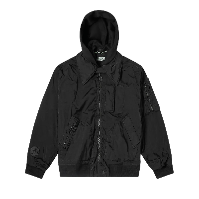 Pre-owned Off-white Arrow Bomber Jacket 'black'