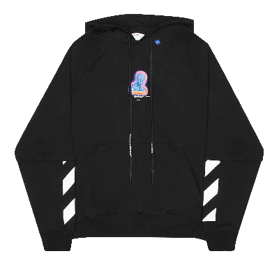 Pre-owned Off-white Thermo Double Sleeve Hoodie 'black'