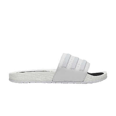 Pre-owned Adidas Originals Adilette Boost Slides 'cloud White'