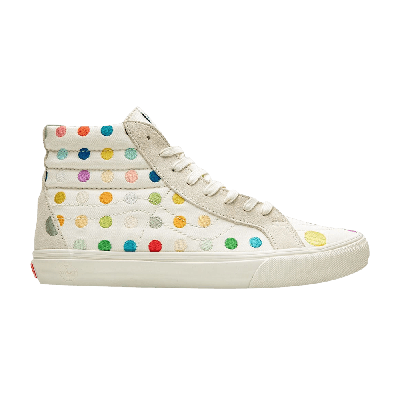 Pre-owned Vans Damien Hirst X Sk8-hi Reissue Vlt Lx 'polka Dots' In White