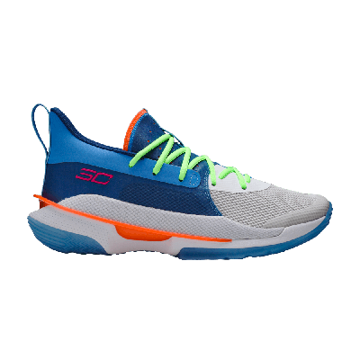 Pre-owned Under Armour Curry 7 'super Soaker' In Blue
