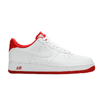 Pre-owned Nike Air Force 1 Low 'university Red' In White