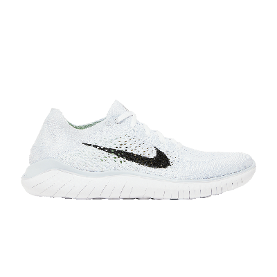Pre-owned Nike Wmns Free Rn Flyknit 2018 'white Platinum'