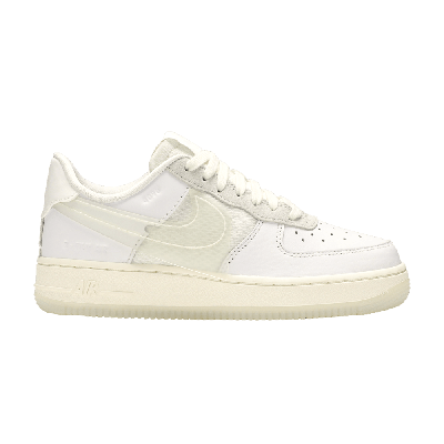 Pre-owned Nike Air Force 1 Low 'transparent Swoosh' In White