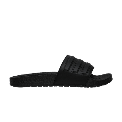 Pre-owned Adidas Originals Adilette Boost Slides 'triple Black'