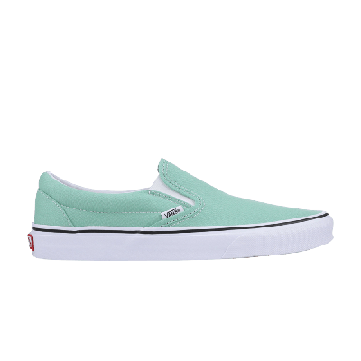 Pre-owned Vans Slip-on 'neptune Green'