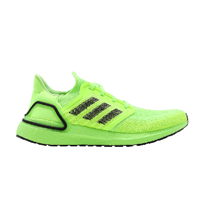 Pre-owned Adidas Originals Ultraboost 20 'signal Green' In Yellow