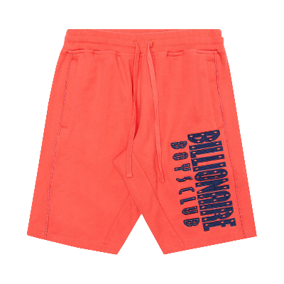 Pre-owned Billionaire Boys Club Straight Font Shorts 'rose Of Sharon' In Red
