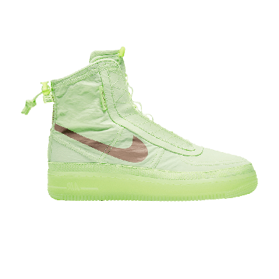 Pre-owned Nike Wmns Air Force 1 High Shell 'volt' In Yellow