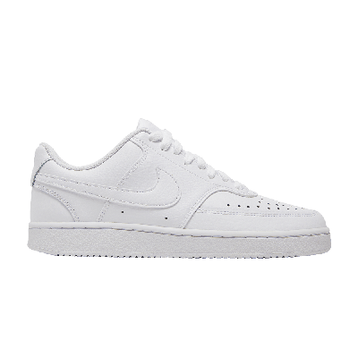 Pre-owned Nike Court Vision Low 'triple White'