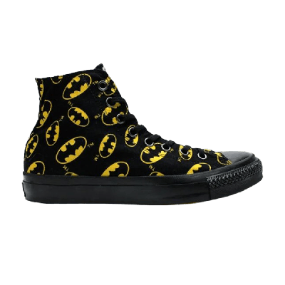 Pre-owned Converse Dc Comics X Chuck Taylor All Star High 'batman' In Black