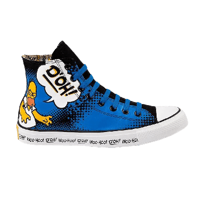 Pre-owned Converse The Simpsons X Chuck Taylor All Star High 'homer D'oh!' In Blue