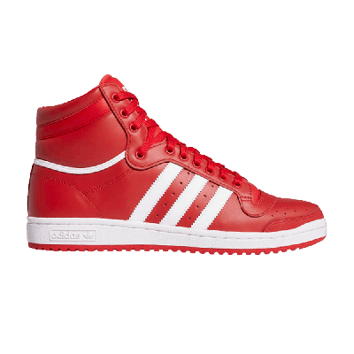 Pre-owned Adidas Originals Top Ten High 'scarlet' In Red