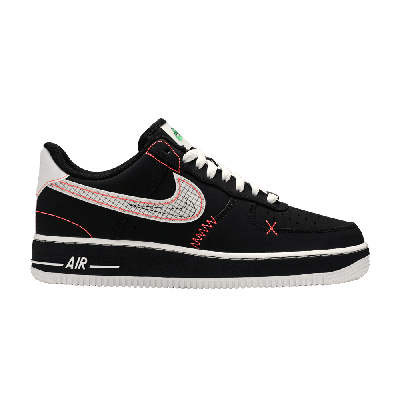Pre-owned Nike Air Force 1 '07 Lv8 'exposed Stitching' In Black