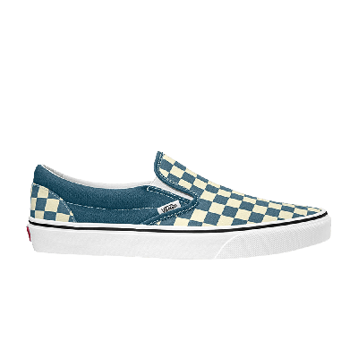 Pre-owned Vans Classic Slip-on 'checkerboard Blue Mirage'