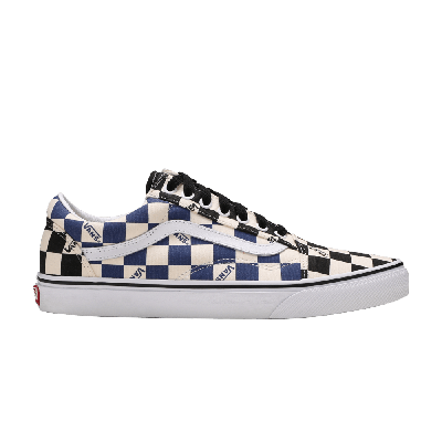 Pre-owned Vans Old Skool 'big Check Black Navy' In Blue
