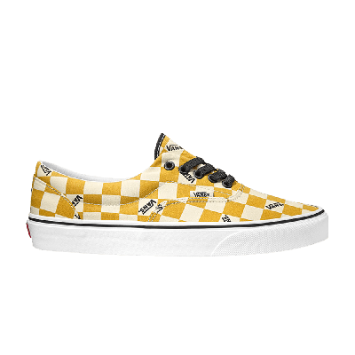 Pre-owned Vans Era 'big Check Yolk Yellow'