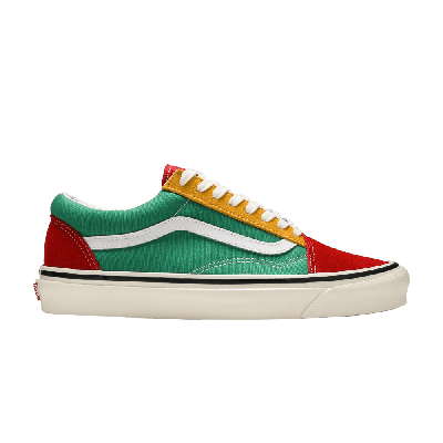 Pre-owned Vans Old Skool 36 Dx 'red Emerald Yellow' In Multi-color