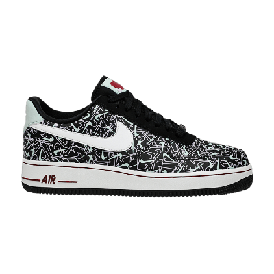 Pre-owned Nike Wmns Air Force 1 '07 Low Se 'valentine's Day' In Black