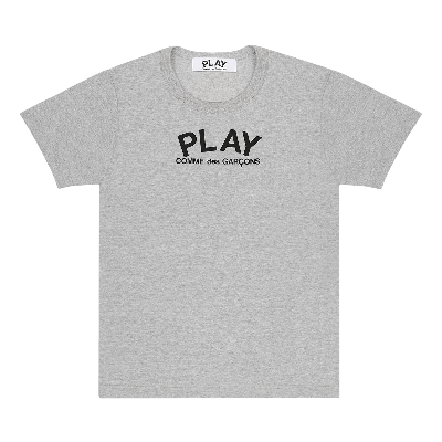 Pre-owned Comme Des Garçons Play T-shirt 'grey'