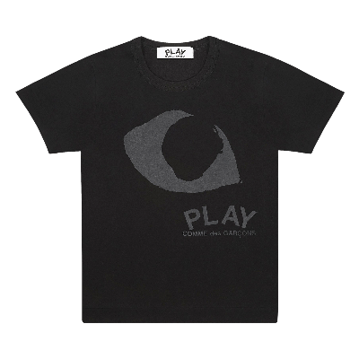 Pre-owned Comme Des Garçons Play T-shirt 'black'