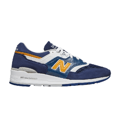 Pre-owned New Balance 997 Made In Usa 'navy Mustard' In Blue