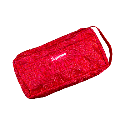 Pre-owned Supreme Organizer Pouch 'red'