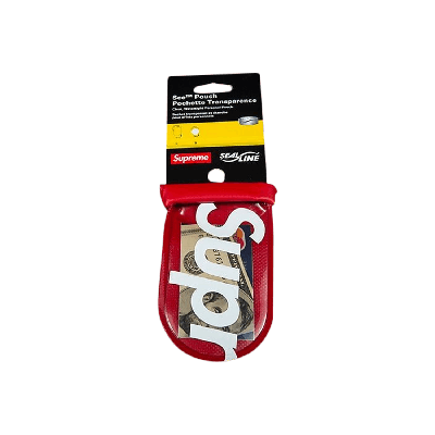 Pre-owned Supreme Sealline See Pouch Small 'red'
