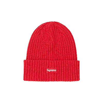 Pre-owned Supreme Overdyed Beanie 'red'
