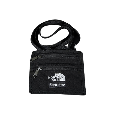 Pre-owned Supreme X The North Face Expedition Travel Wallet 'black'