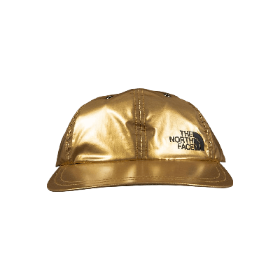 Pre-owned Supreme X The North Face Metallic 6-panel Cap 'gold'