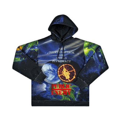 Pre-owned Supreme X Undercover X Public Enemy Hooded Sweatshirt 'multi' In Multi-color