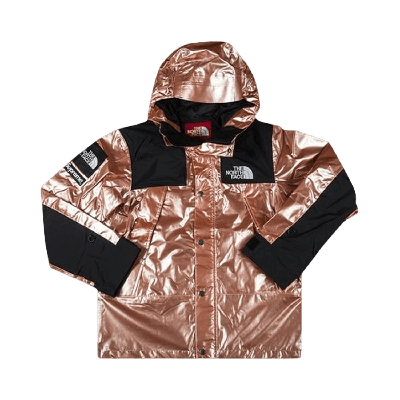 Pre-owned Supreme X The North Face Metallic Mountain Parka 'rose' In Pink