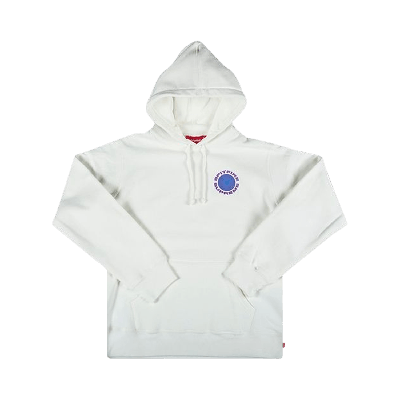 Pre-owned Supreme X Spitfire Hooded Sweatshirt 'white'