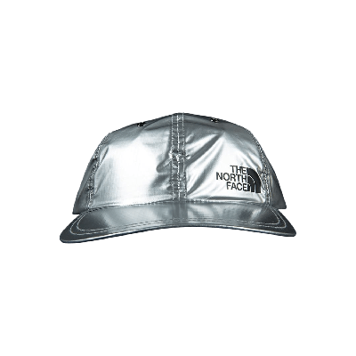 Pre-owned Supreme X The North Face Metallic 6-panel Cap 'silver'