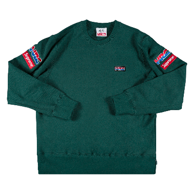 Pre-owned Supreme X Honda Fox Racing Crewneck 'green'