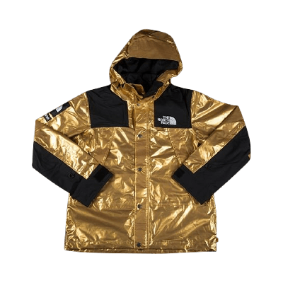 Pre-owned Supreme X The North Face Metallic Mountain Parka 'gold'