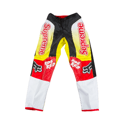 Pre-owned Supreme X Honda Fox Racing Moto Pant 'red'