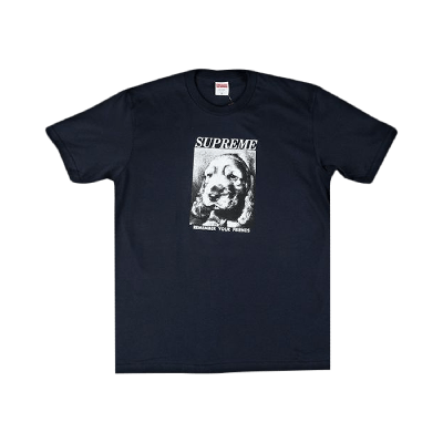 Pre-owned Supreme Remember T-shirt 'navy' In Blue