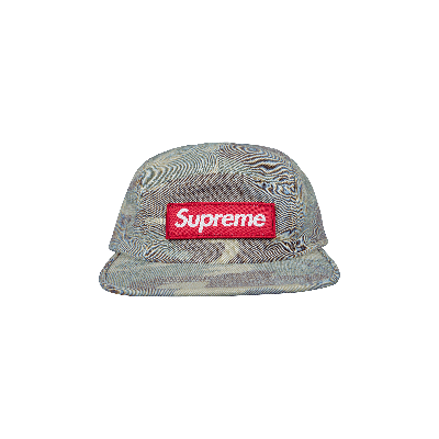 Pre-owned Supreme Washed Out Camo Camp Cap 'camo' In Multi-color