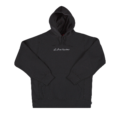Pre-owned Supreme Le Luxe Hooded Sweatshirt 'black'