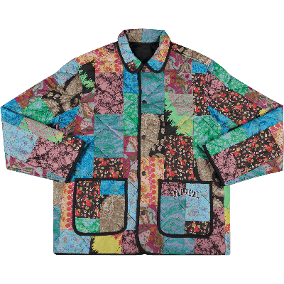 Pre-owned Supreme Reversible Patchwork Quilted Jacket 'multi' In Multi-color