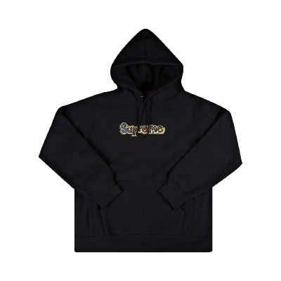 Pre-owned Supreme Gonz Logo Hooded Sweatshirt 'black'