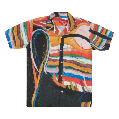 Pre-owned Supreme Reaper Rayon Short-sleeve Shirt 'black'