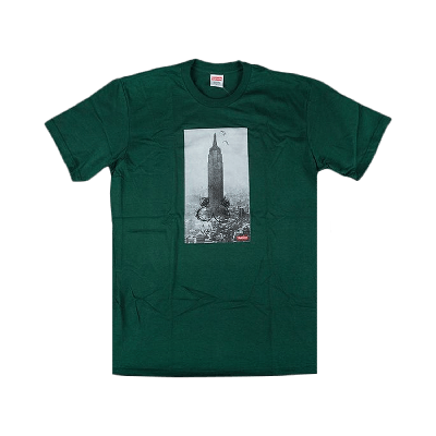 Pre-owned Supreme Mike Kelley The Empire State Building T-shirt 'green'