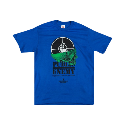 Pre-owned Supreme X Undercover X Public Enemy Terrordome T-shirt 'royal Blue'