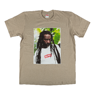 Pre-owned Supreme Buju Banton T-shirt 'clay' In Brown